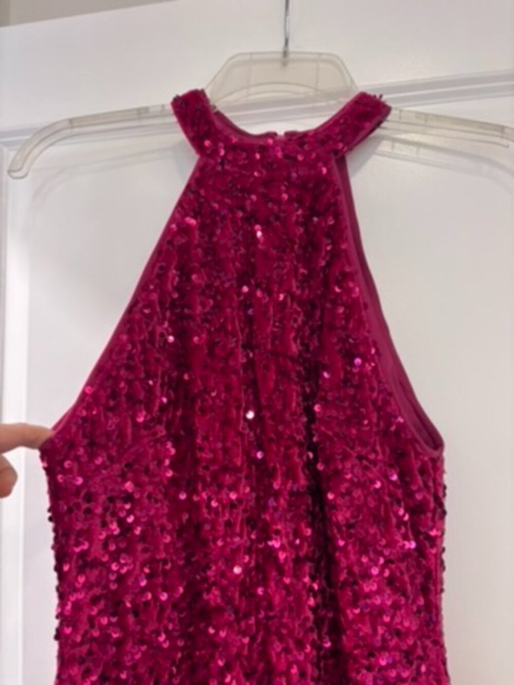 SHEIN Sequin Halter Bodycon Dress - Picture 4 of 9